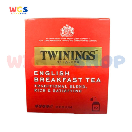 Twinings of London English Breakfast Tea Bag 20g (10x2g) - Tea Bags
