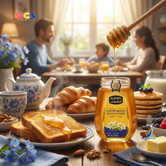 Alshifa Acacia Honey 500g - Madu Akasia Murni 100% Pure Honey Premium Natural