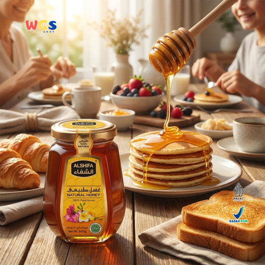 Alshifa Natural Honey 500g - Madu Murni 100% Pure Honey Premium Natural