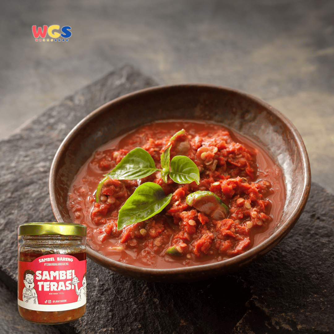 BARENG Sambel Terasi 110gr – Sambal Terasi Autentik, Pedas Nendang, Teman Makan Bareng