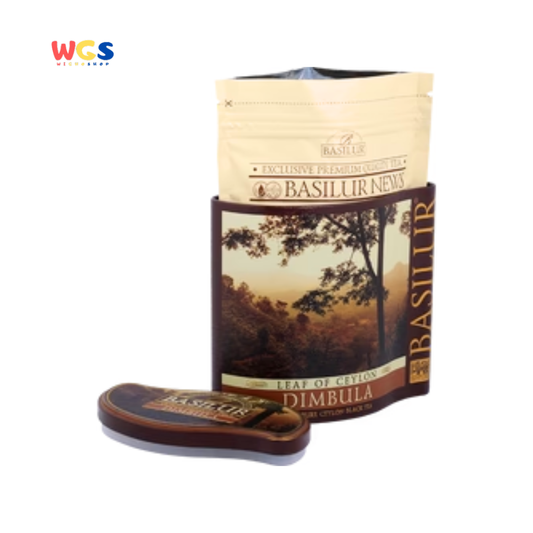 Basilur Leaf of Ceylon Dimbula 100g (Teh Hitam Daun Ceylon Asli Premium dari Sri Lanka)