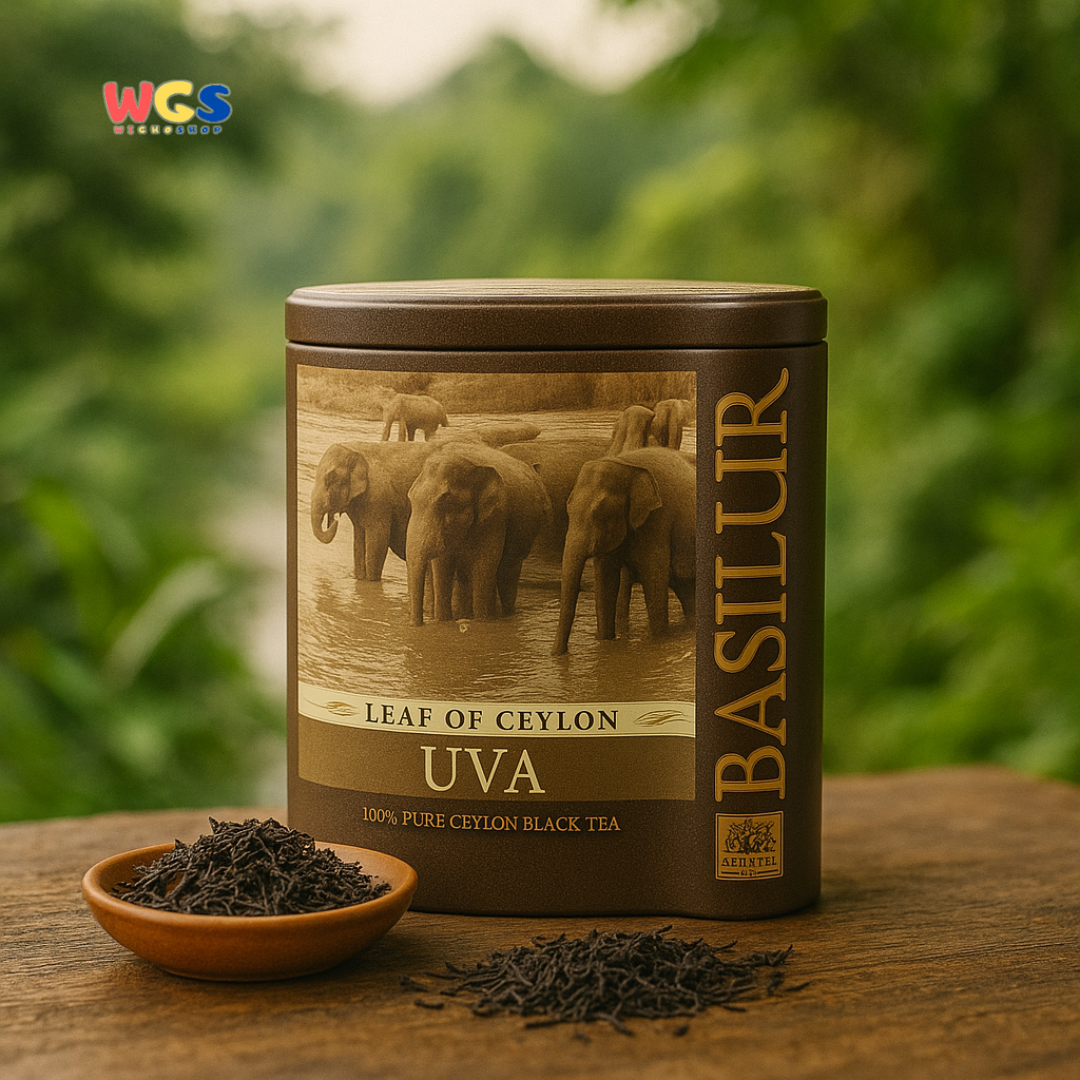 Basilur Leaf of Ceylon UVA 100g (Teh Hitam Ceylon Premium Daun Asli Sri Lanka)