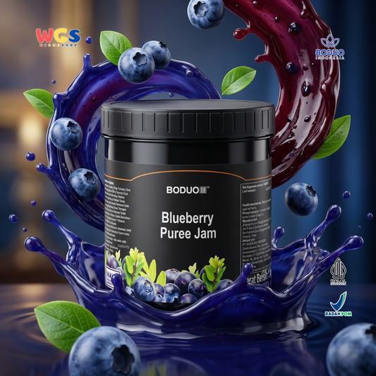 BODUO Blueberry Puree Jam 1.3kg – Premium Blueberry Jam with a Smooth Texture