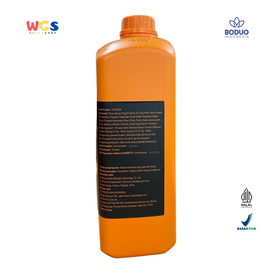 BODUO Cantaloupe Flavored Syrup 2L – Authentic Melon Flavor for a Trendy Drink!