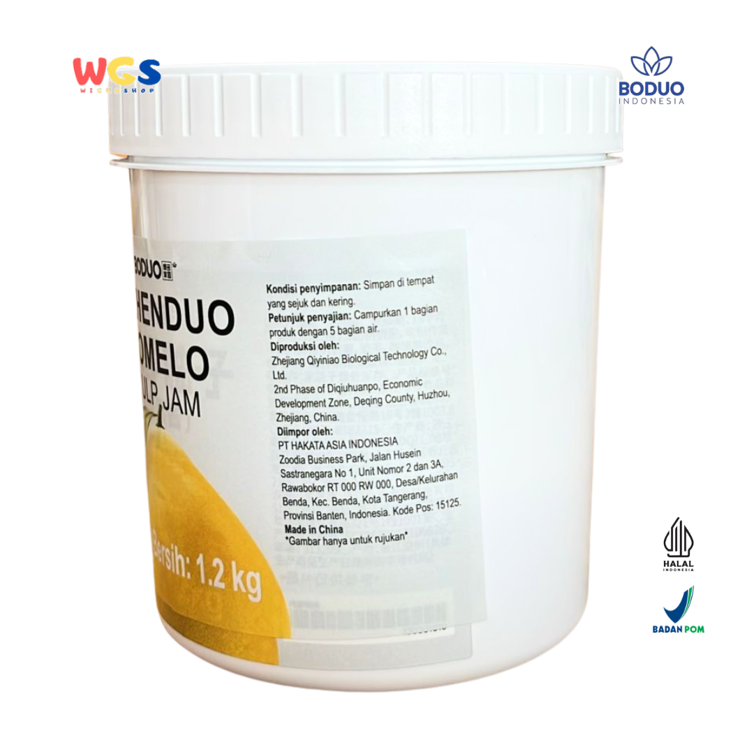 BODUO LIZHENDUO Pomelo Pulp Jam 1.2kg | Basic Ingredients for a Modern Grapefruit Flavored Drink