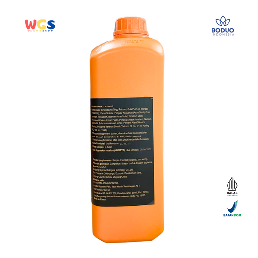 BODUO Mango Syrup Flavored Beverage Concentrate 2L – Fresh Mango Syrup for Trendy Drinks
