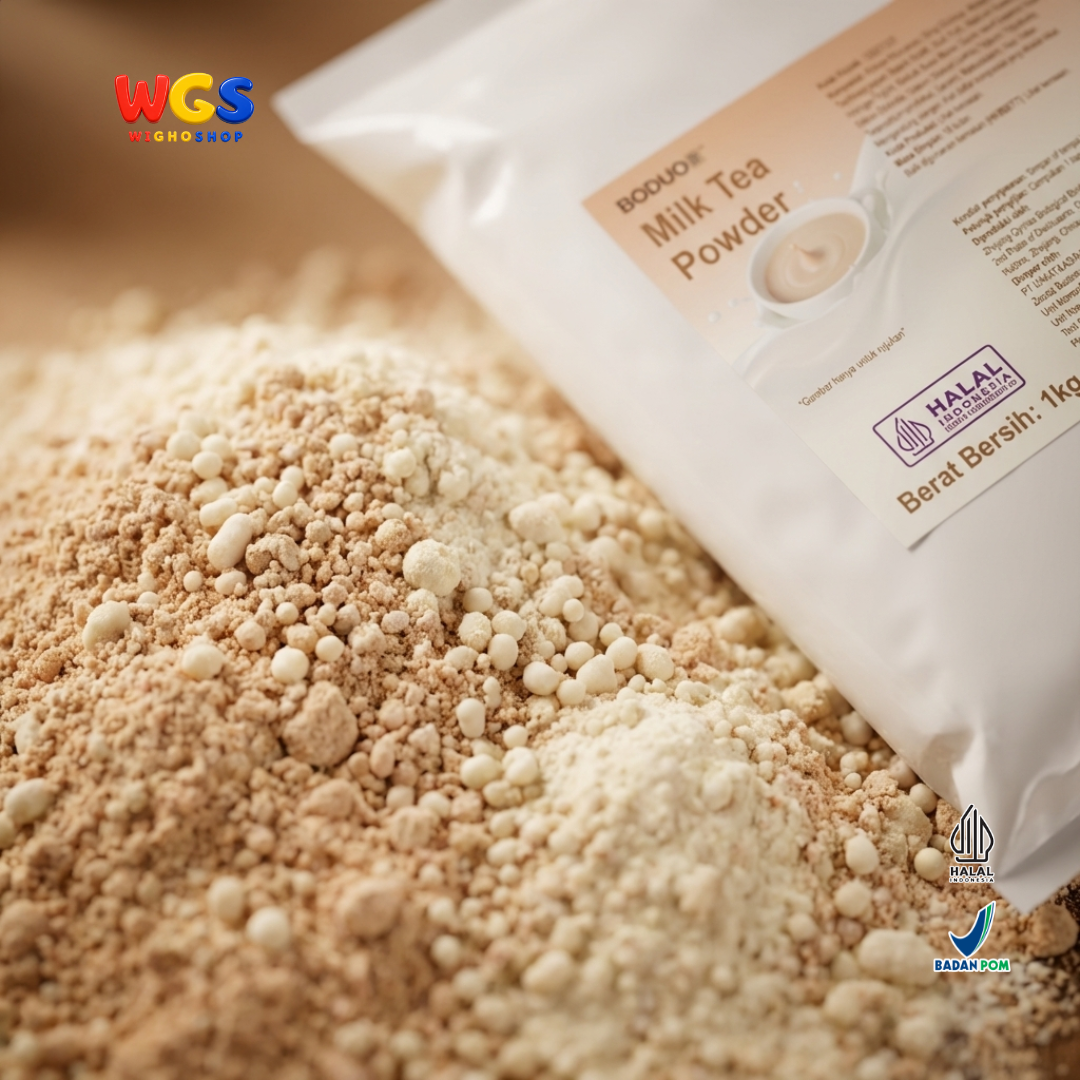 BODUO Milk Tea Powder 1kg – Ready-to-Brew, Creamy Cafe-Style Milk Tea Drink Powder