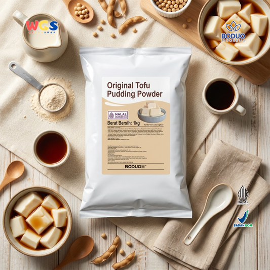 BODUO Original Tofu Pudding Powder 1kg – Soft Tofu Pudding Powder for Modern Desserts