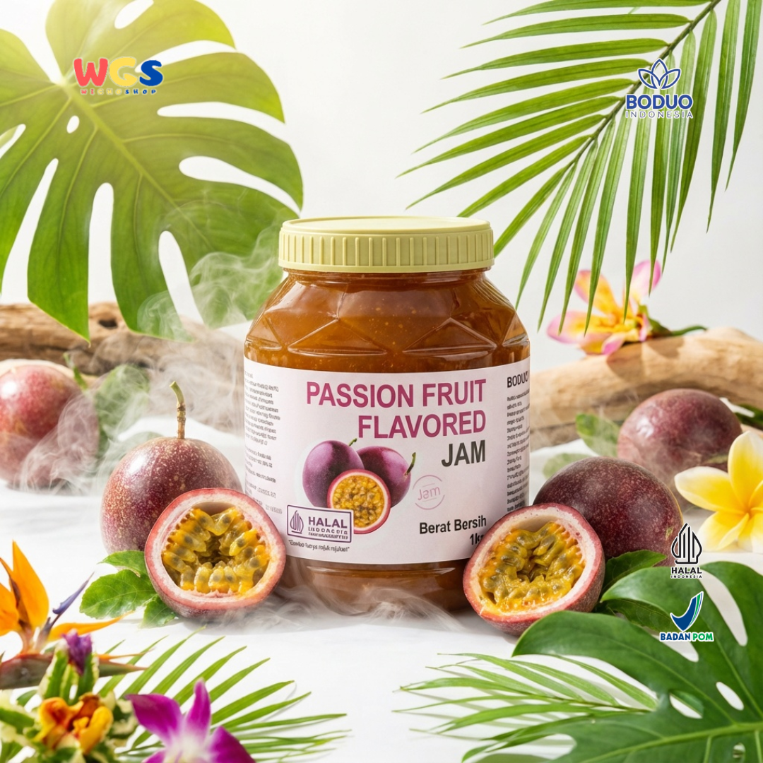 BODUO Passion Fruit Flavored Jam 1kg – Authentic, Fresh & Versatile Passion Fruit Jam