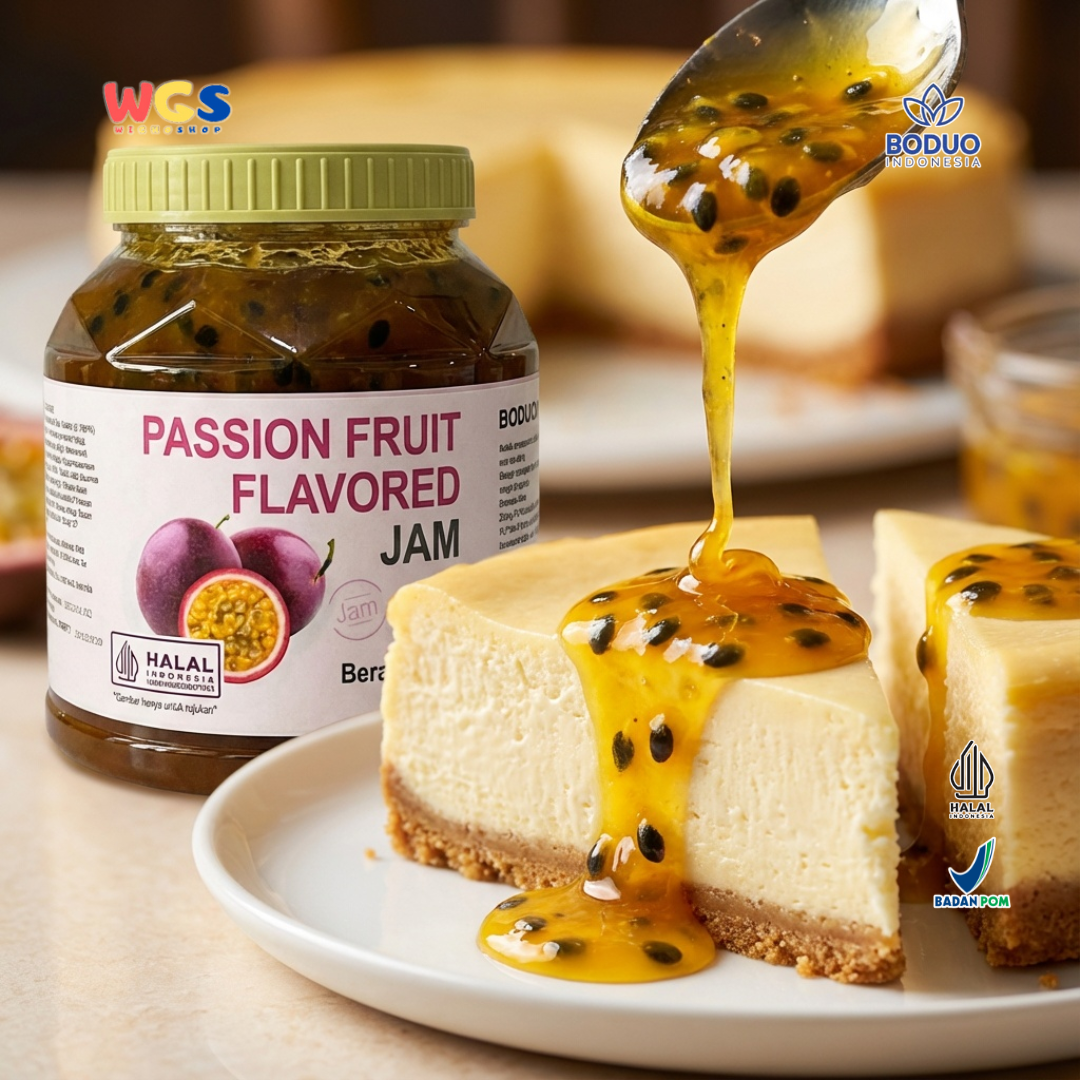 BODUO Passion Fruit Flavored Jam 1kg – Authentic, Fresh & Versatile Passion Fruit Jam