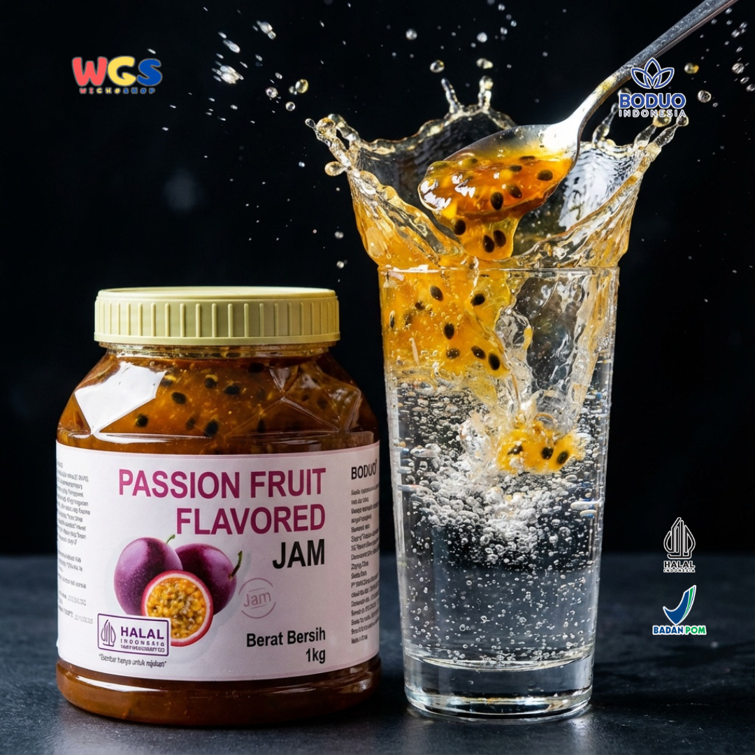 BODUO Passion Fruit Flavored Jam 1kg – Authentic, Fresh & Versatile Passion Fruit Jam