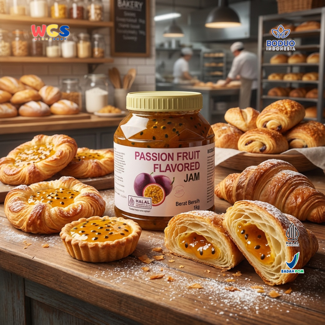 BODUO Passion Fruit Flavored Jam 1kg – Authentic, Fresh & Versatile Passion Fruit Jam