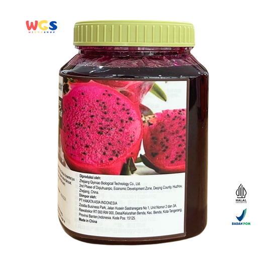 BODUO Xinsheng Dragon Fruit Jam 1kg – Dragon Fruit Jam for Trendy Drinks