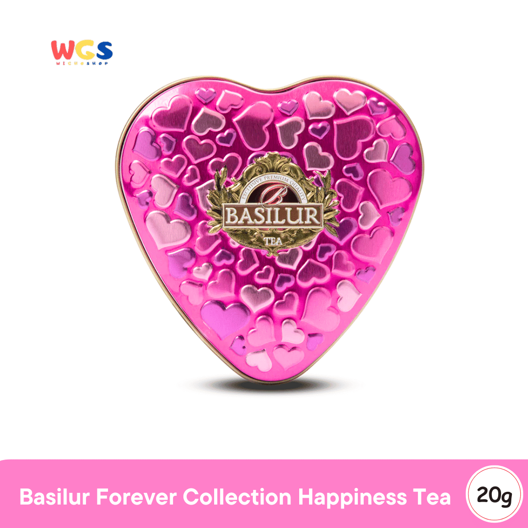 Basilur Forever Collection Happiness Tea 20g – Heart Tin Premium Green Tea
