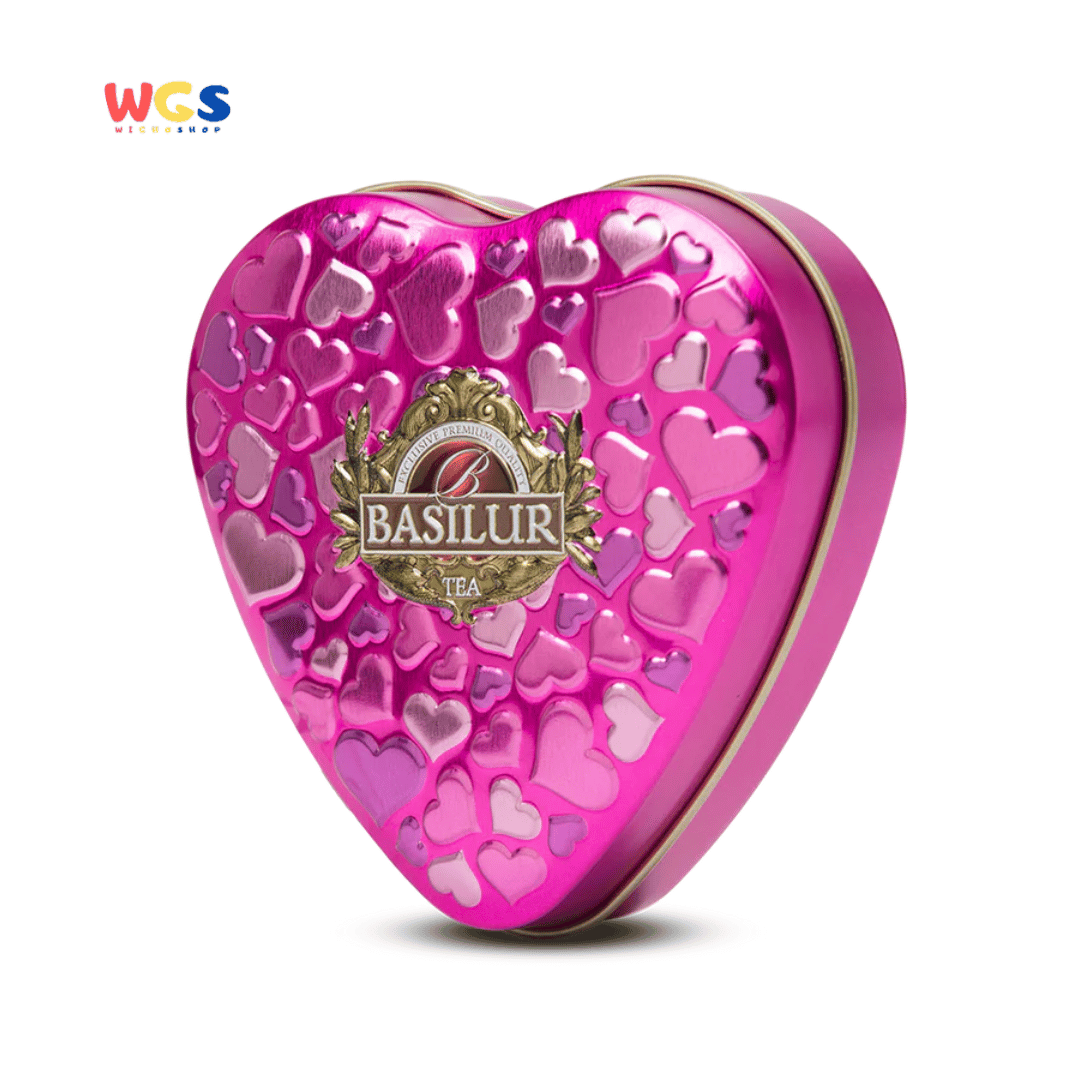 Basilur Forever Collection Happiness Tea 20g – Heart Tin Premium Green Tea