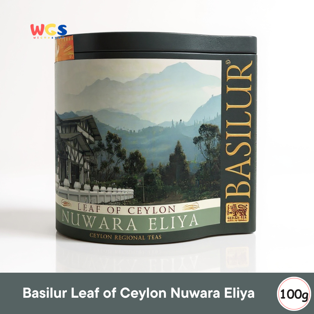 Basilur Leaf of Ceylon Nuwara Eliya 100g (Teh Hitam Ceylon Murni Premium dari Sri Lanka)