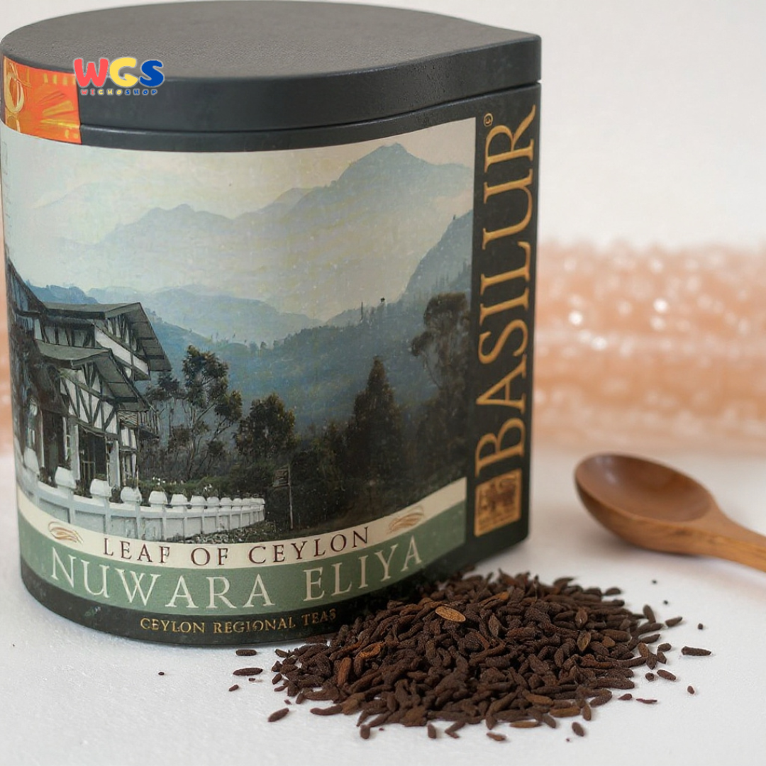 Basilur Leaf of Ceylon Nuwara Eliya 100g (Teh Hitam Ceylon Murni Premium dari Sri Lanka)