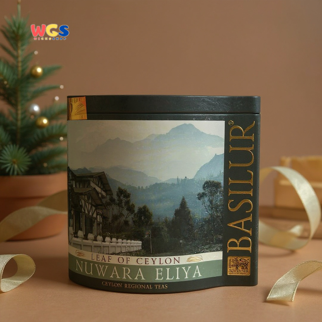 Basilur Leaf of Ceylon Nuwara Eliya 100g (Teh Hitam Ceylon Murni Premium dari Sri Lanka)