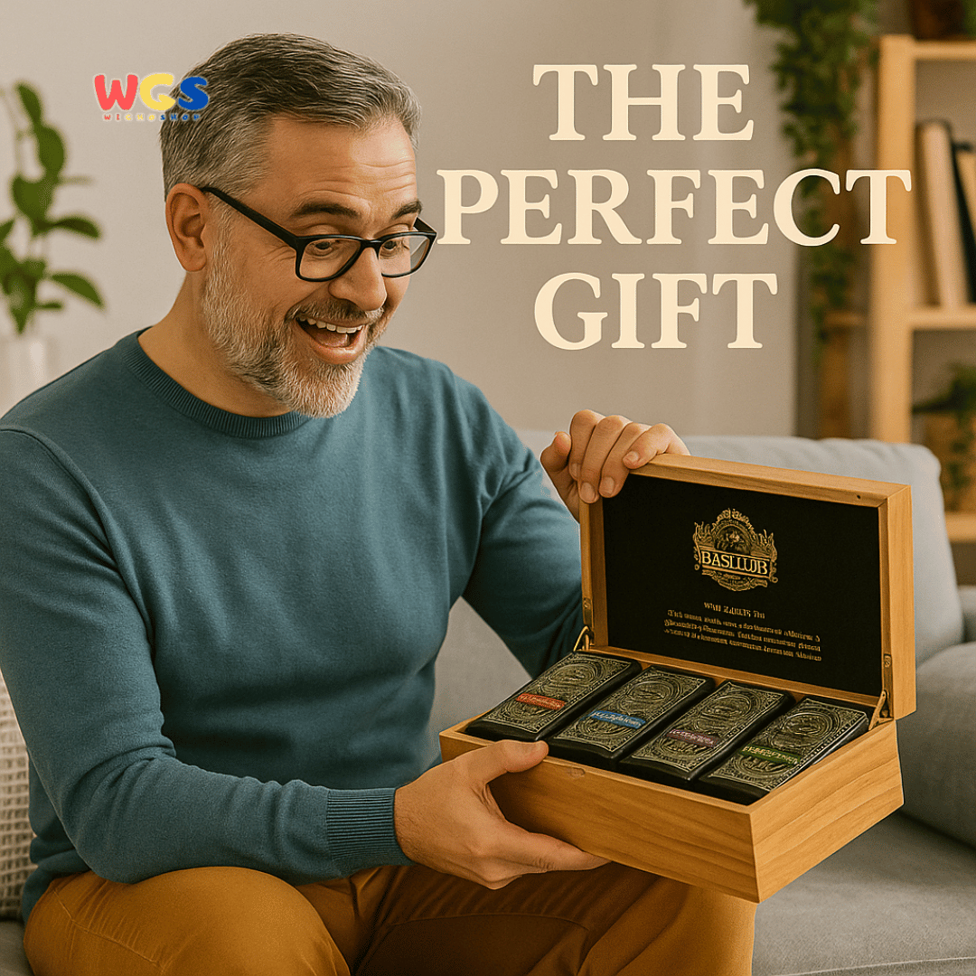 Basilur Rare Tea Collection Assorted 200g (4x50g) – Premium Ceylon Tea in Exclusive Wooden Box