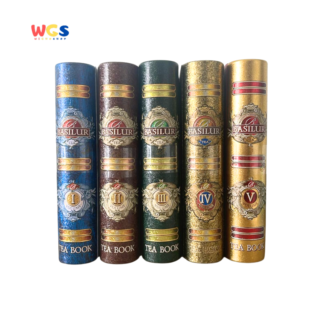 Basilur Tea Book Collection Tea Vol. I–V – Perpaduan Teh dan Cerita dalam Kemasan Bertema Klasik