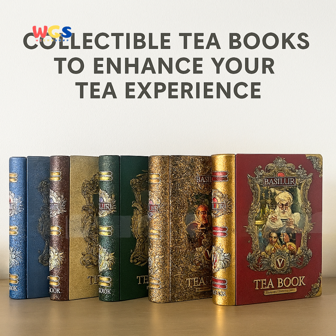 Basilur Tea Book Collection Tea Vol. I–V – Perpaduan Teh dan Cerita dalam Kemasan Bertema Klasik