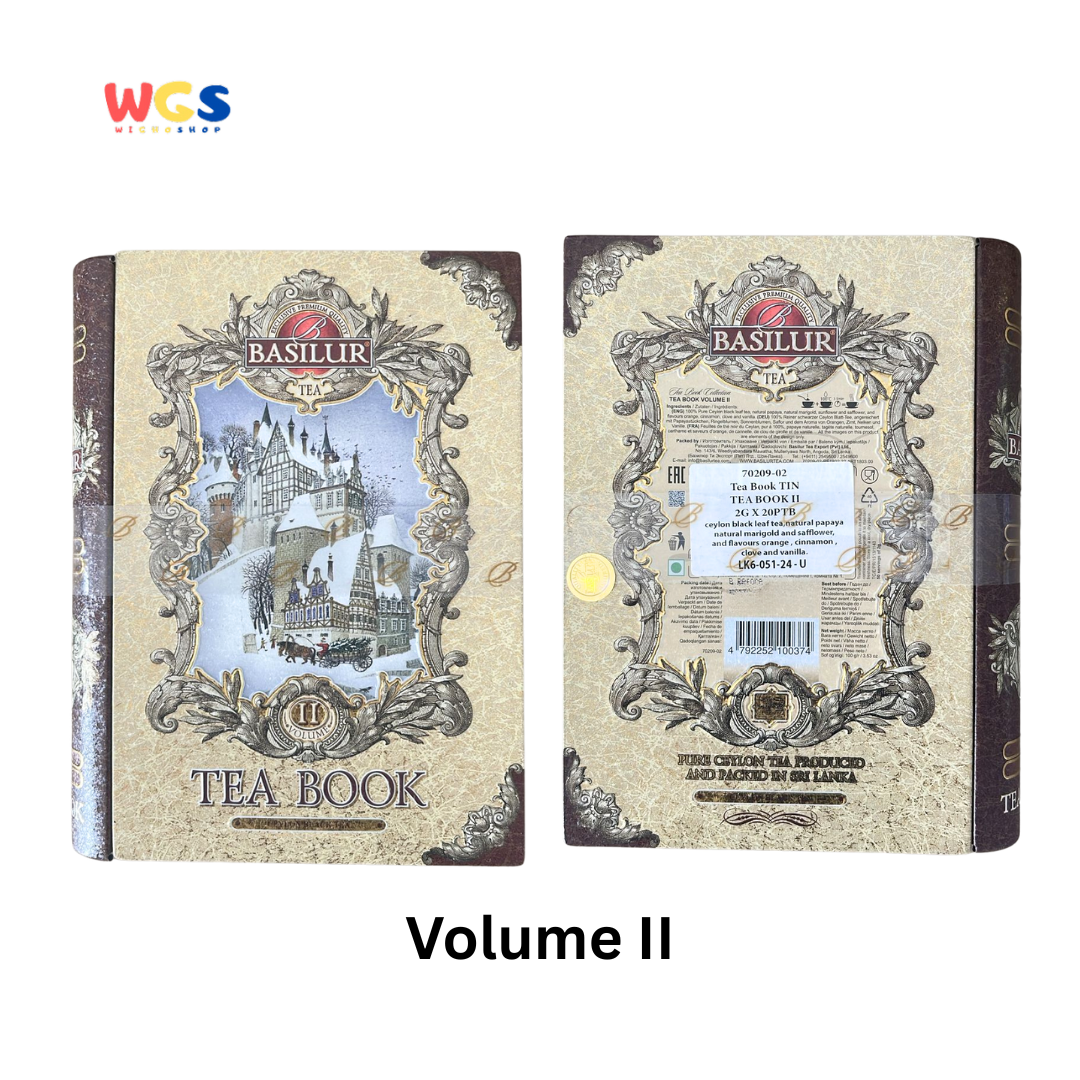 Basilur Tea Book Collection Tea Vol. I–V – Perpaduan Teh dan Cerita dalam Kemasan Bertema Klasik