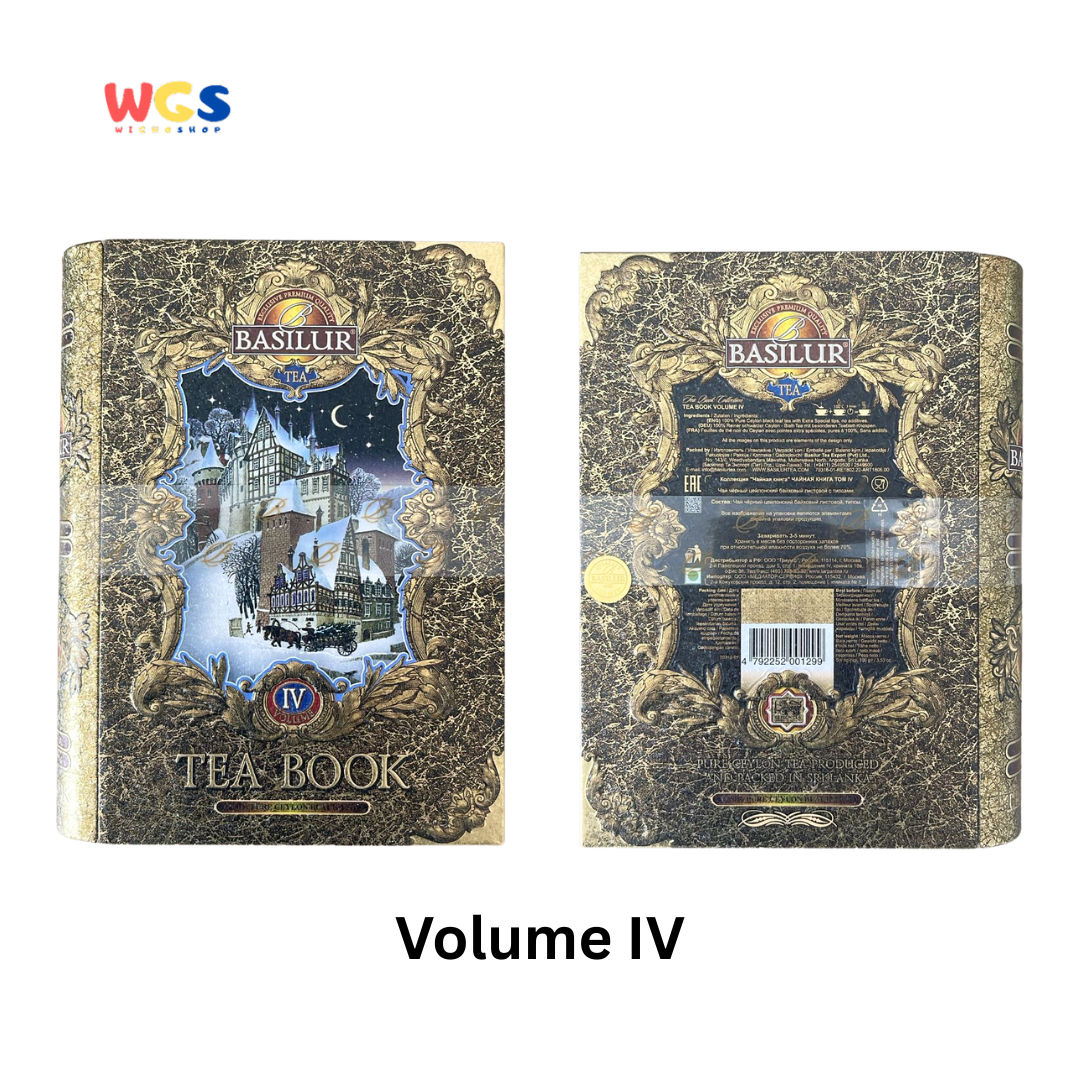 Basilur Tea Book Collection Tea Vol. I–V – Perpaduan Teh dan Cerita dalam Kemasan Bertema Klasik