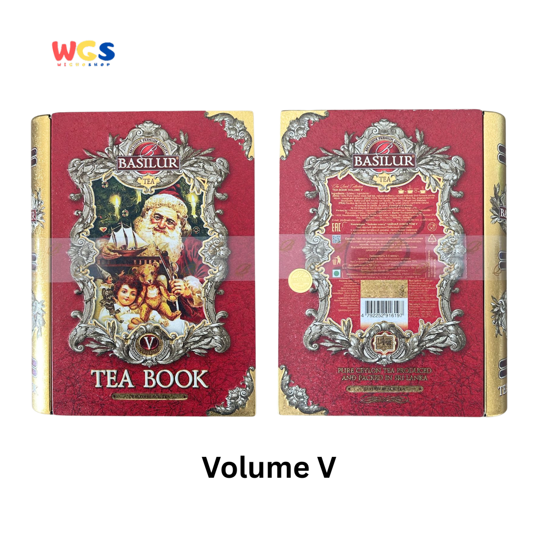 Basilur Tea Book Collection Tea Vol. I–V – Perpaduan Teh dan Cerita dalam Kemasan Bertema Klasik