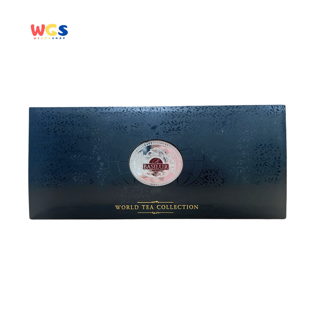Basilur World Tea Collection Gift Box - 4 World Tea Caddies x 50g