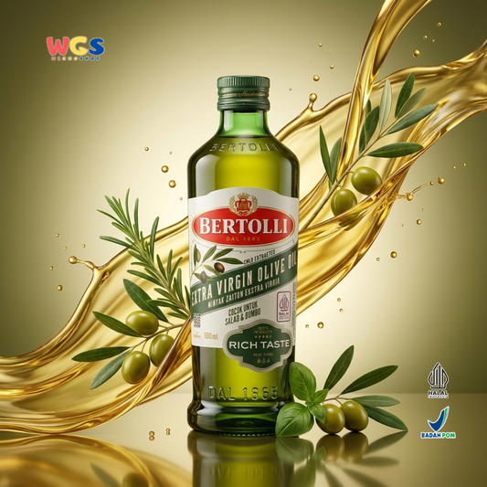 Bertolli Extra Virgin Olive Oil Rich Taste 500ml - Minyak Zaitun Extra Virgin untuk Salad & Bumbu