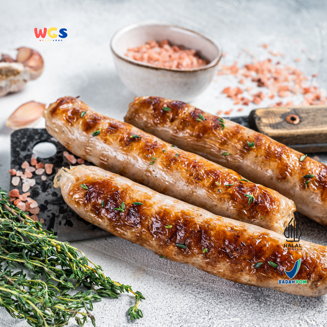 Big Farm Bratwurst Sausage 285g – Sosis Ayam Bratwurst Premium, Lezat dan Gurih ala Jerman