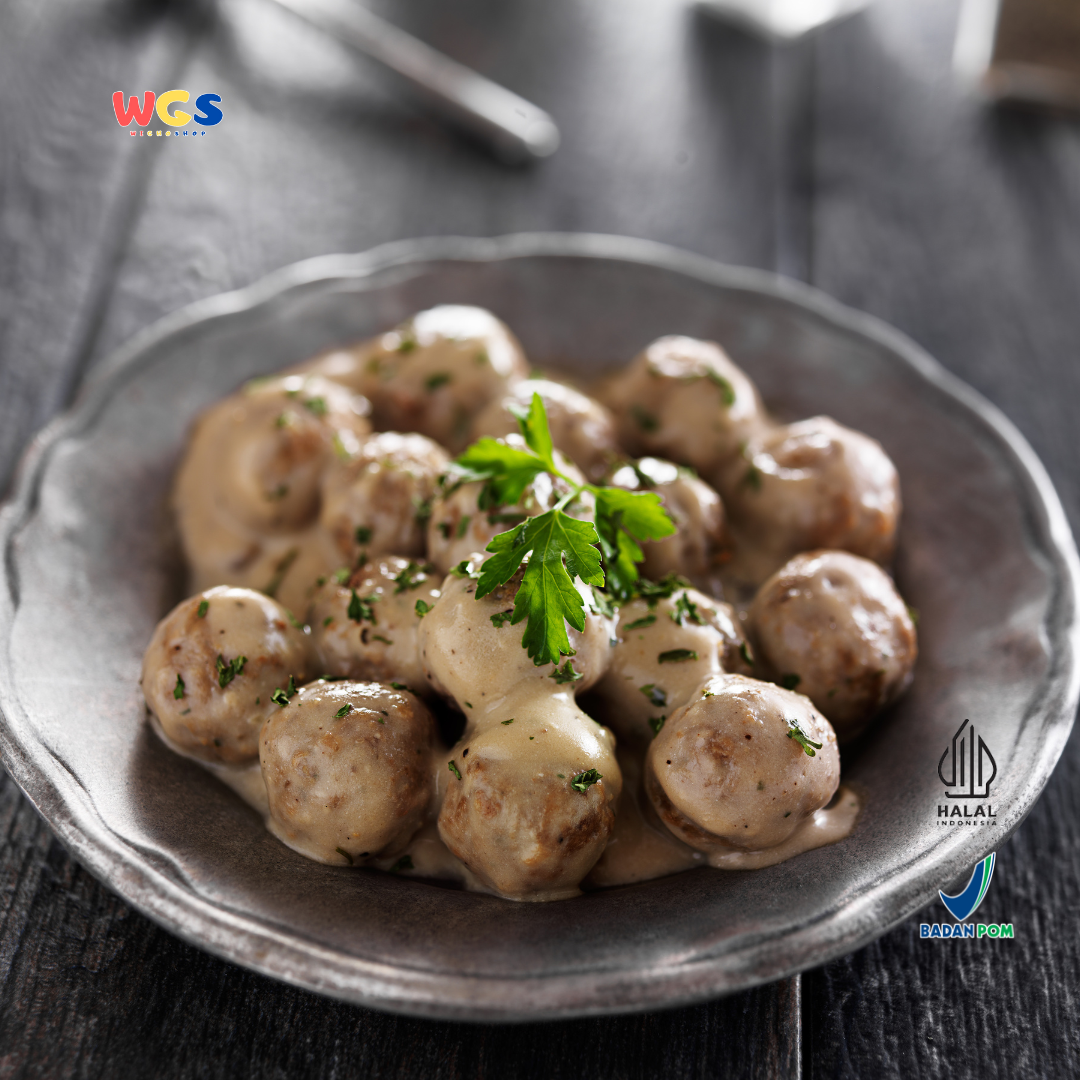 Big Farm Swedish Meatball 320g – Bakso Khas Swedia, Lezat dan Mudah Disajikan