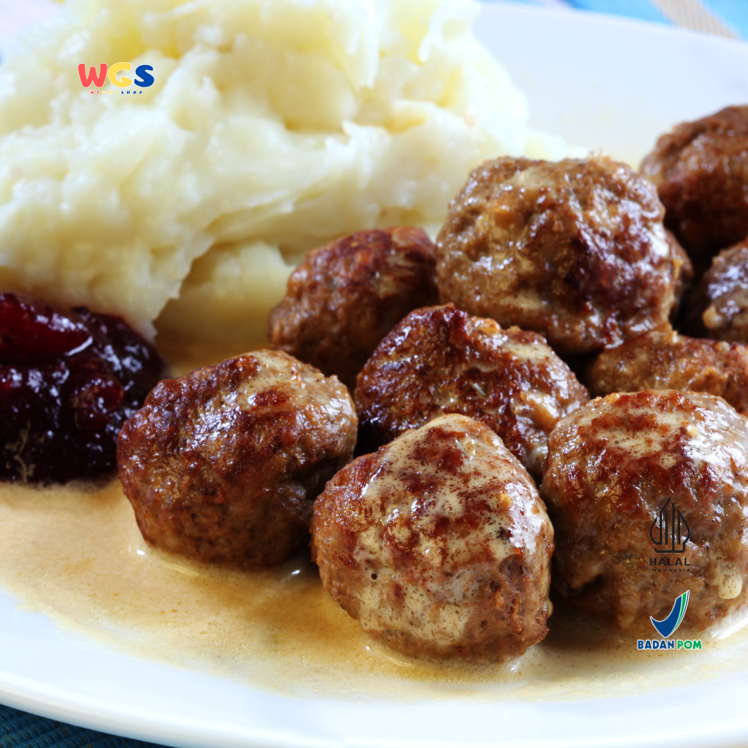 Big Farm Swedish Meatball 320g – Bakso Khas Swedia, Lezat dan Mudah Disajikan