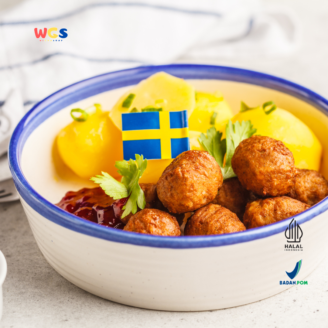 Big Farm Swedish Meatball 320g – Bakso Khas Swedia, Lezat dan Mudah Disajikan