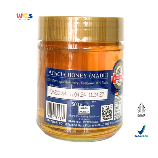 Bihophar Acacia Honey 500g – High Quality Pure Honey from Germany