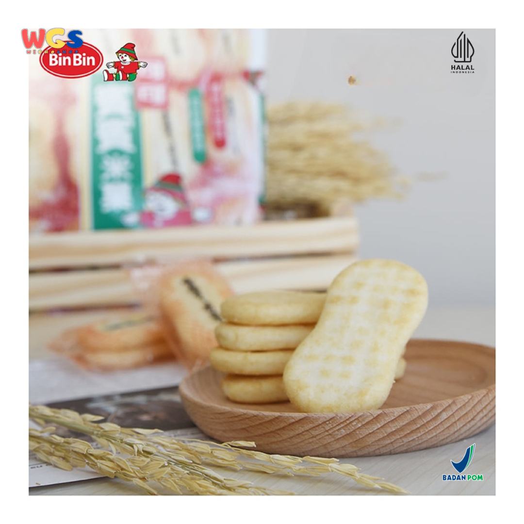 Bin Bin Rice Crackers Original 150g - Kerupuk Beras Gurih, Manis & Renyah