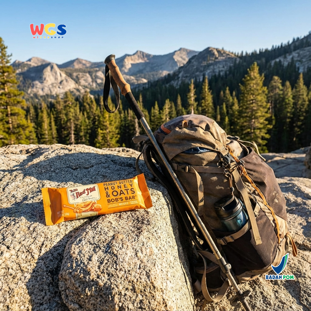 Bob’s Red Mill Peanut Butter Honey & Oats Bar 50g – Snack Oat Gandum Utuh Selai Kacang & Madu