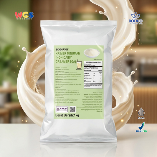 BODUO Non-Dairy Creamer 90A 1kg – Krimer Bubuk Tanpa Susu untuk Minuman & Makanan
