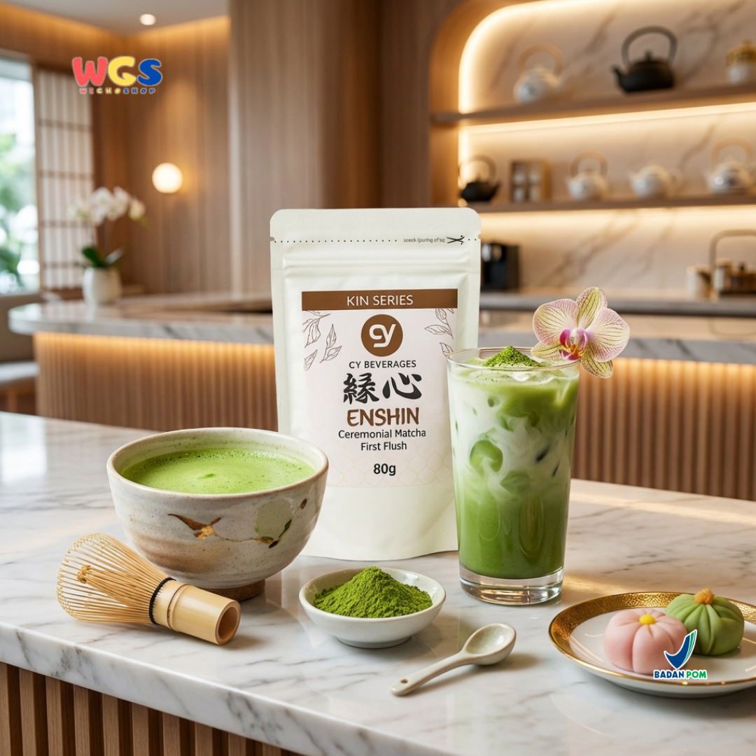 CY Beverages Enshin Ceremonial Matcha First Flush 80g – High Quality Premium Matcha