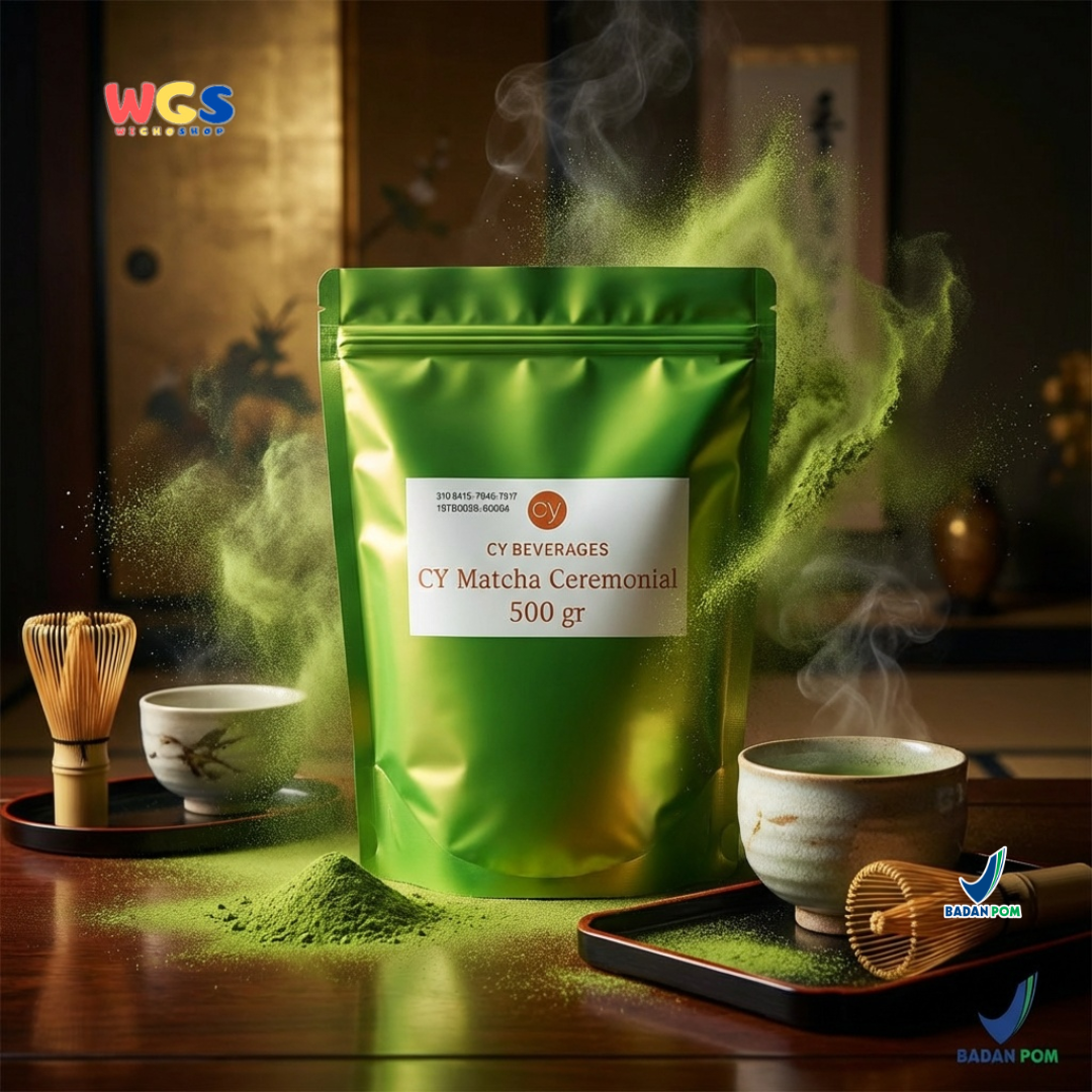 CY Matcha Ceremonial Grade 500gr – Premium Green Tea Powder for Drinks and Desserts
