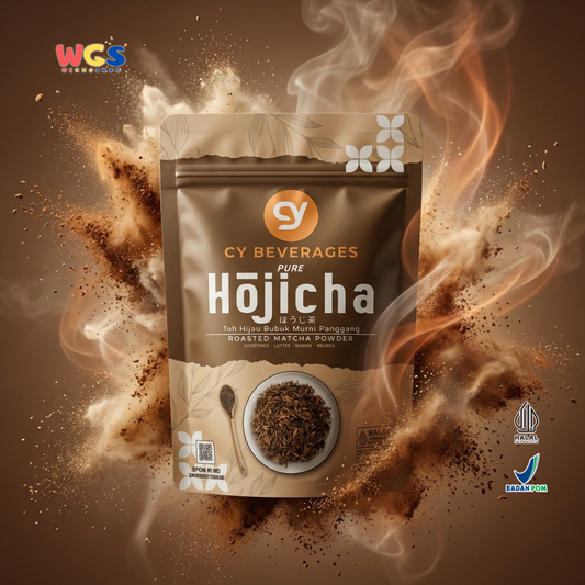 CY Beverages Pure Hojicha Powder 50g – Bubuk Teh Hojicha Panggang untuk Latte & Dessert