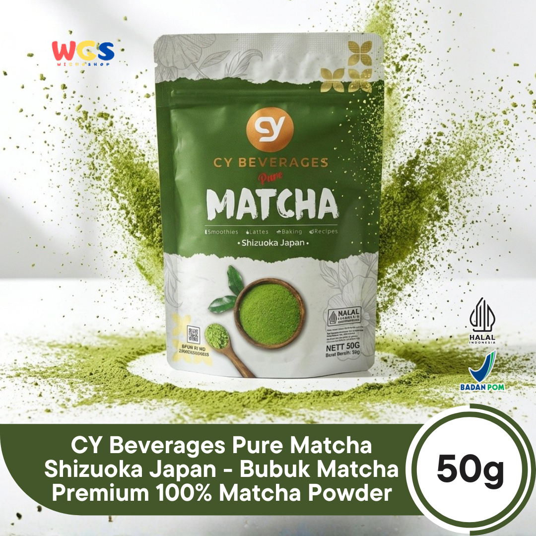 CY Beverages Pure Matcha Shizuoka Japan 50g - Bubuk Matcha Premium 100% Pure Matcha Powder