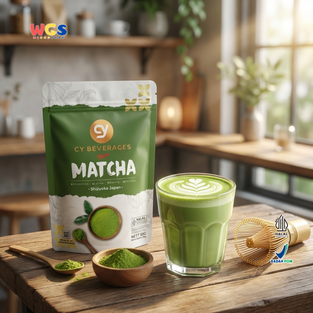 CY Beverages Pure Matcha Shizuoka Japan 50g - Bubuk Matcha Premium 100% Pure Matcha Powder
