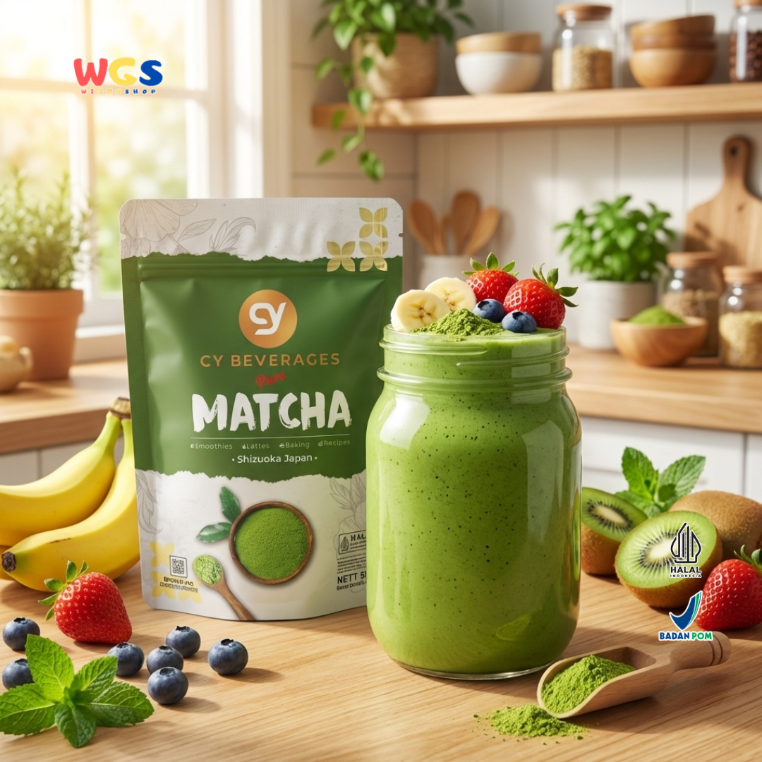 CY Beverages Pure Matcha Shizuoka Japan 50g - Bubuk Matcha Premium 100% Pure Matcha Powder