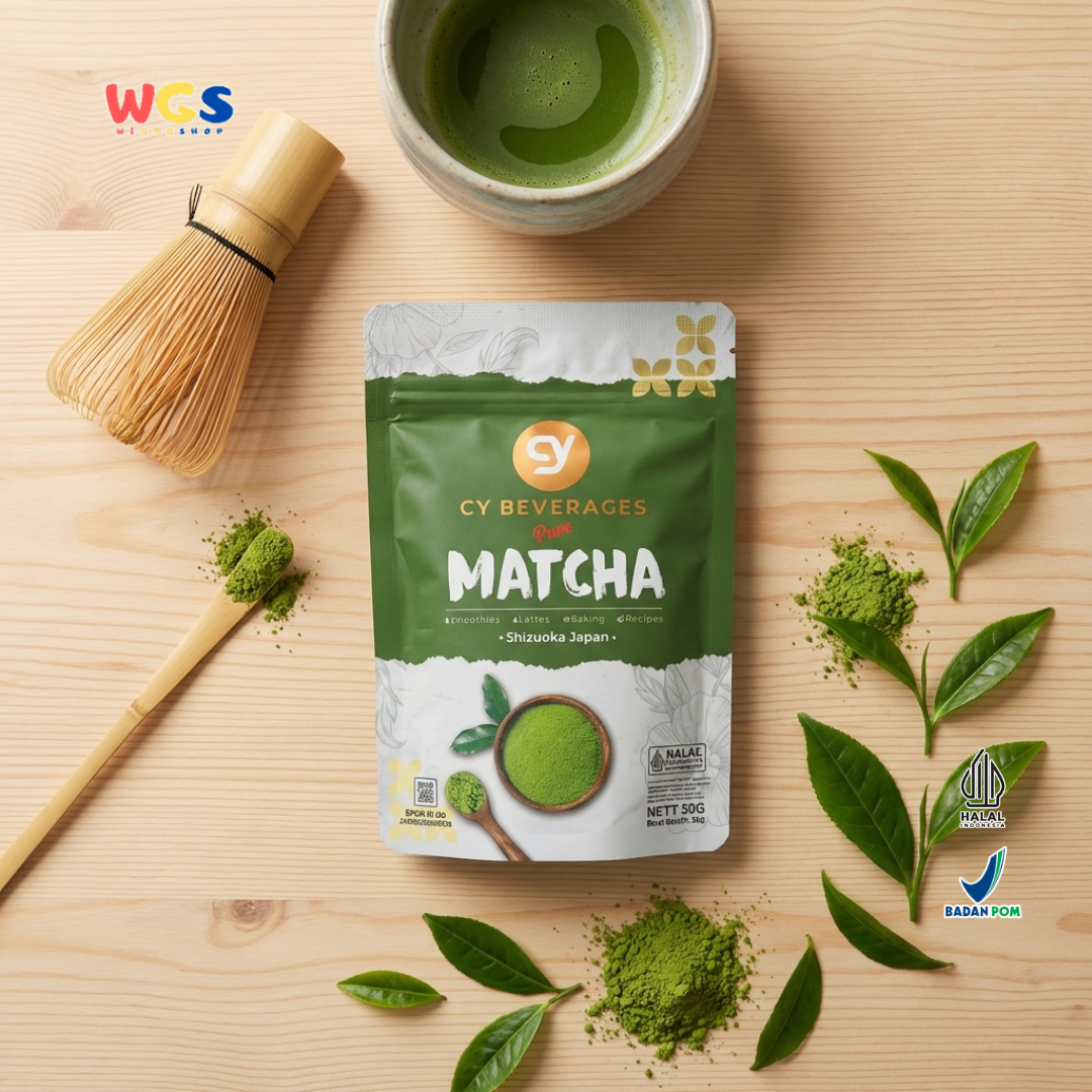 CY Beverages Pure Matcha Shizuoka Japan 50g - Bubuk Matcha Premium 100% Pure Matcha Powder