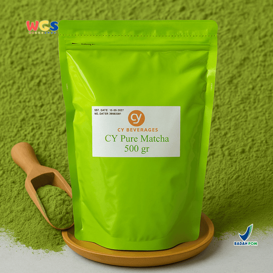 CY Pure Matcha 500g – Serbuk Teh Hijau Premium untuk Gaya Hidup Sehat