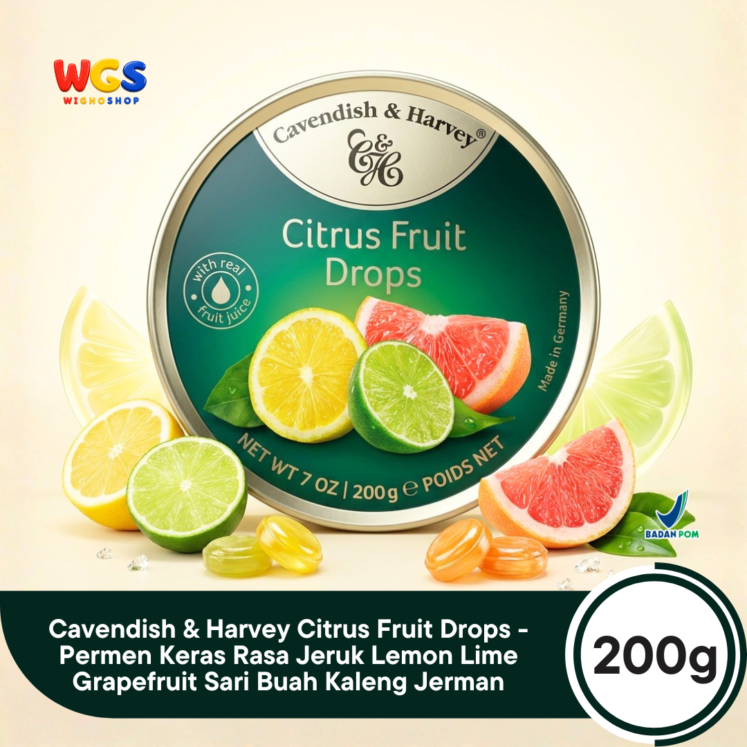 Cavendish & Harvey Citrus Fruit Candy 200 gr - Germany