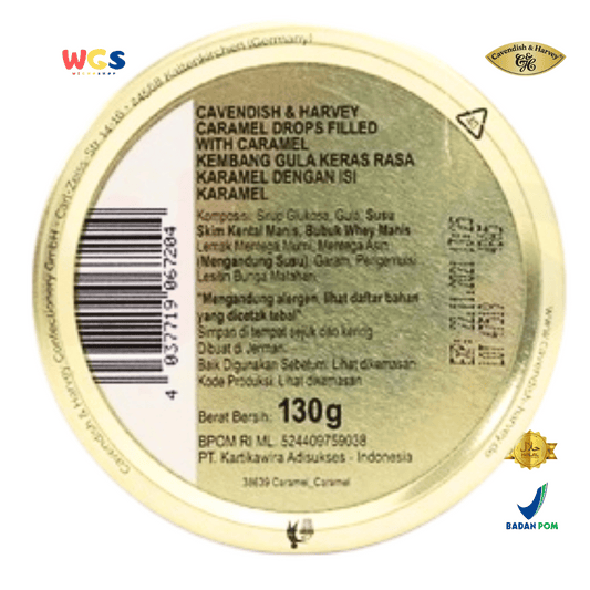 Cavendish & Harvey Ice Drops 200g - Permen Mint Dingin Menyegarkan Rasa Seperti Es