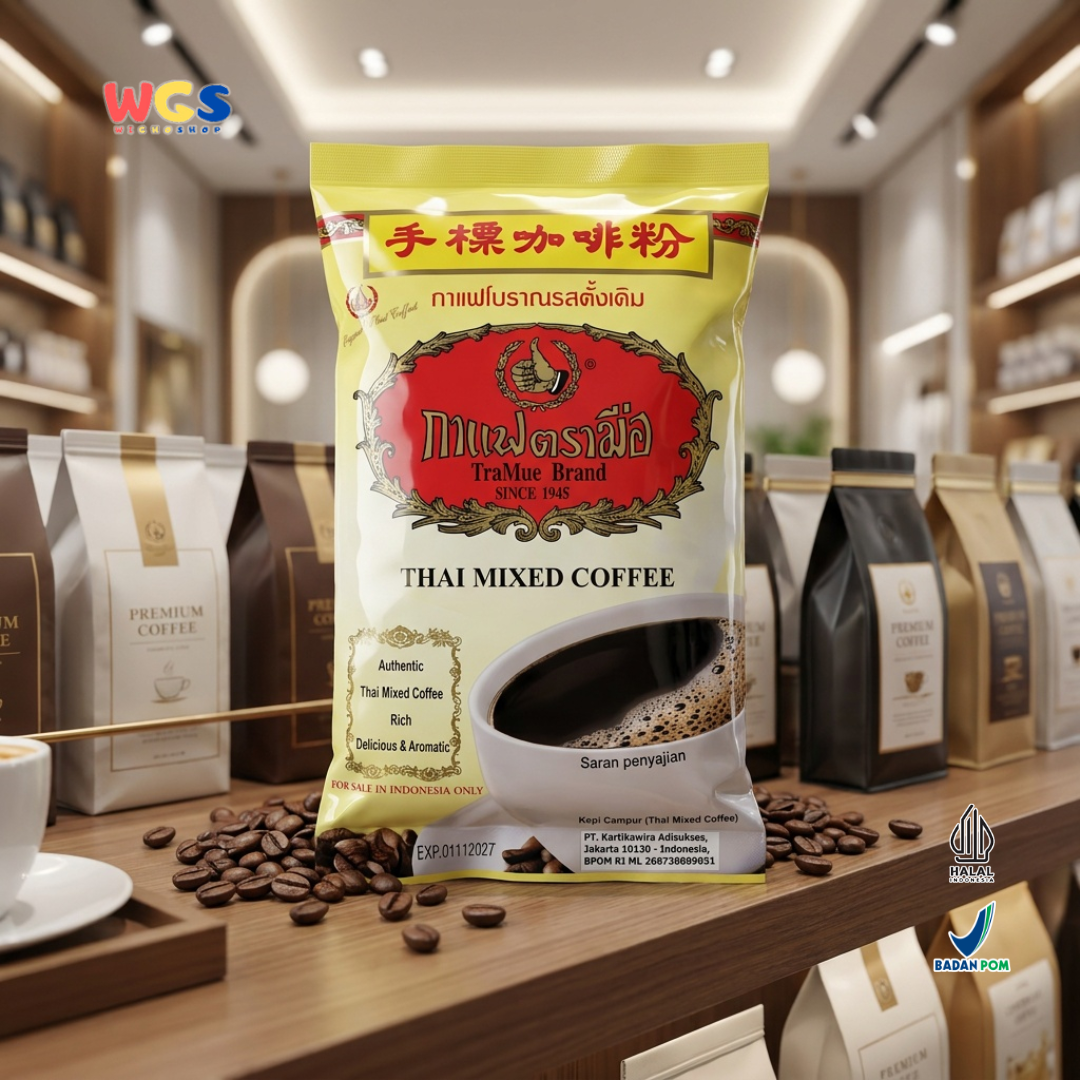 ChaTraMue Thai Mixed Coffee 1kg - Bubuk Kopi Thailand Halal untuk Es Kopi, Kopi Susu & Cafe