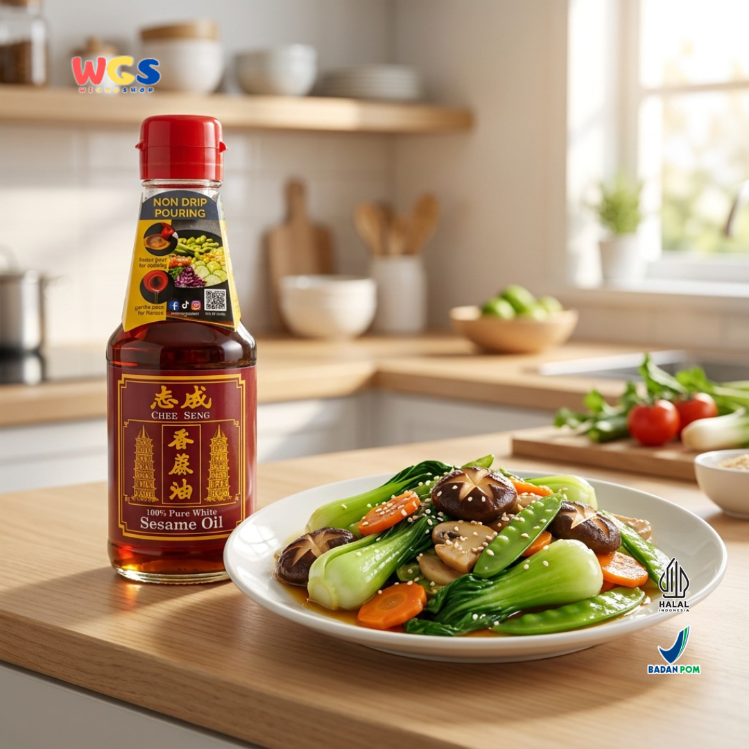 Pagoda Chee Seng Sesame Oil 100% Pure White Sesame Oil 160 ml